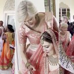 American bride goes viral for family's 'surreal' reaction to her Indian wedding attire